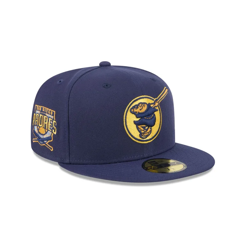 San Diego Padres Blue Tartan 59FIFTY Fitted Hat sold by New Era