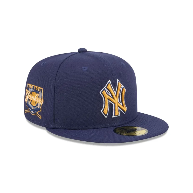 New York Yankees Blue Tartan 59FIFTY Fitted Hat sold by New Era