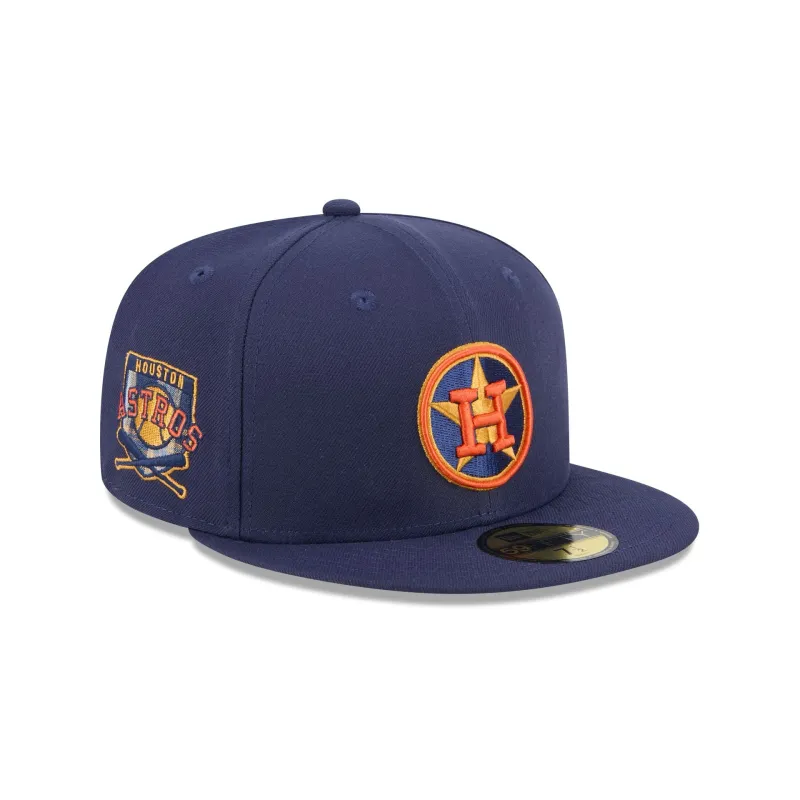 Houston Astros Blue Tartan 59FIFTY Fitted Hat sold by New Era