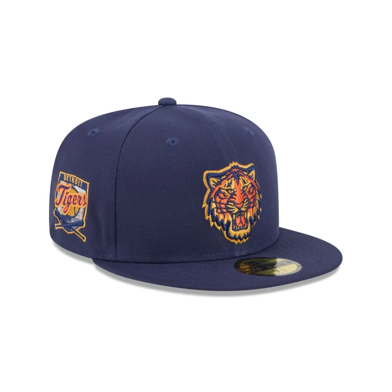 Detroit Tigers Blue Tartan 59FIFTY Fitted Hat sold by New Era