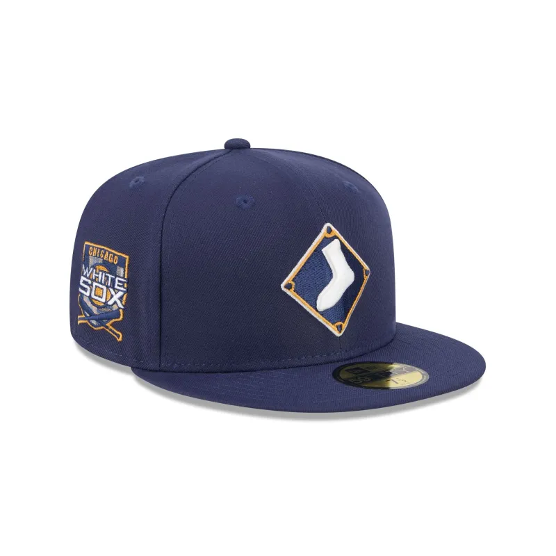 Chicago White Sox Blue Tartan 59FIFTY Fitted Hat sold by New Era