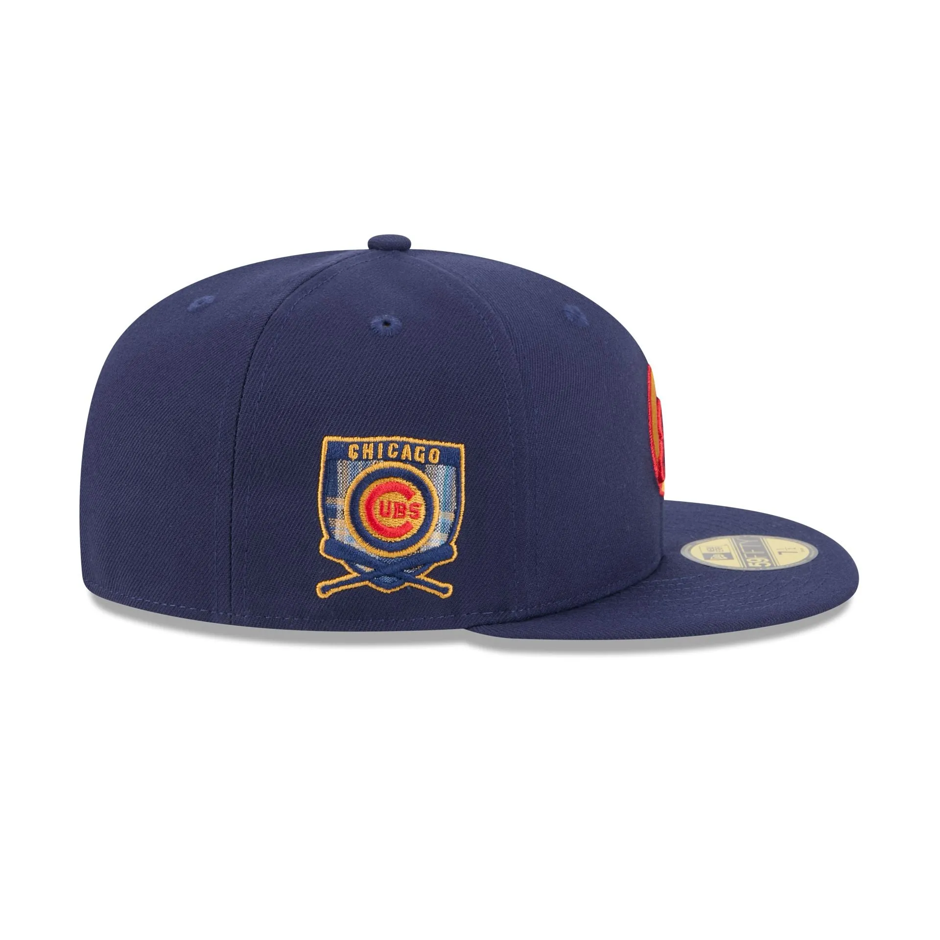Chicago Cubs Blue Tartan 59FIFTY Fitted Hat sold by New Era product image thumbnail 4