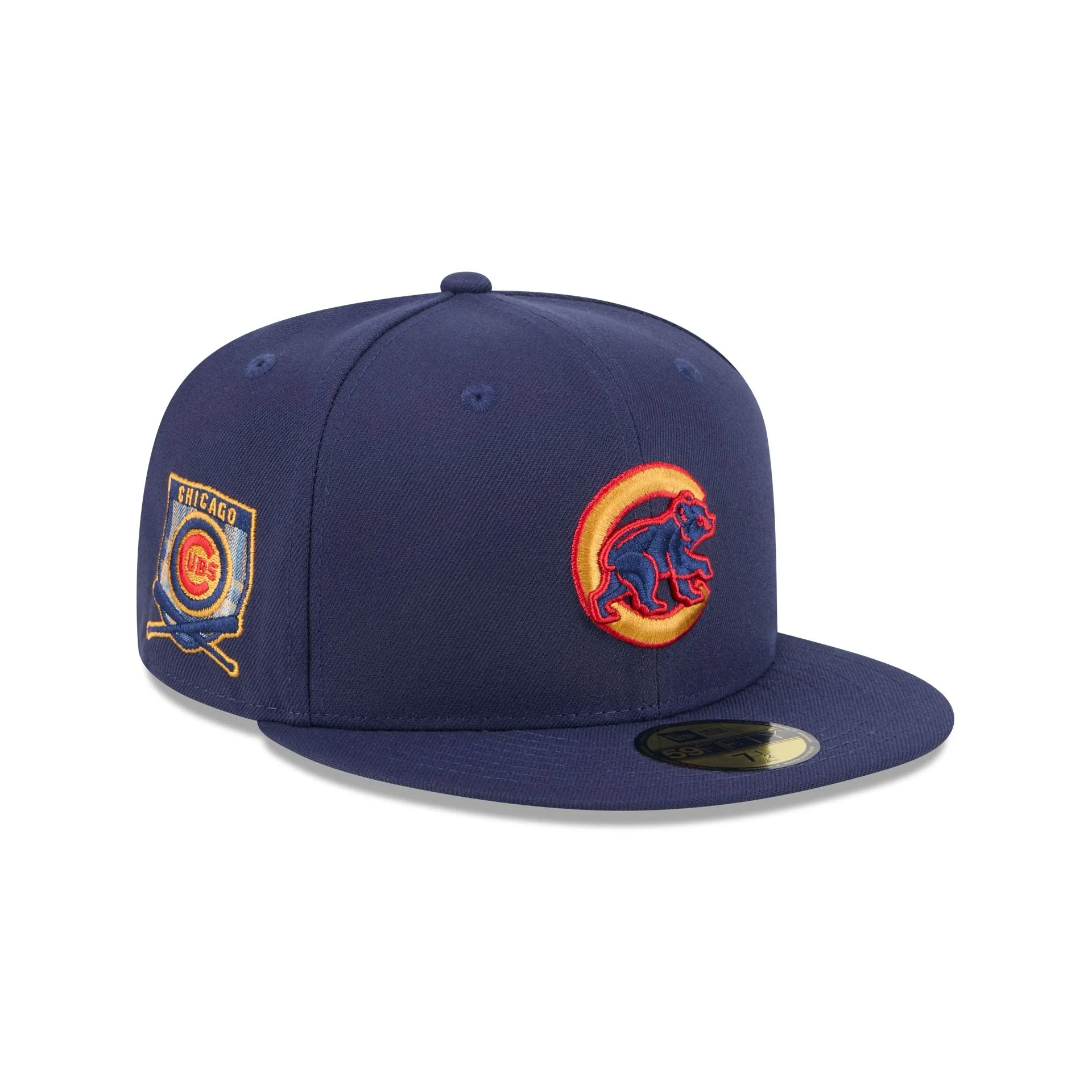 Chicago Cubs Blue Tartan 59FIFTY Fitted Hat sold by New Era