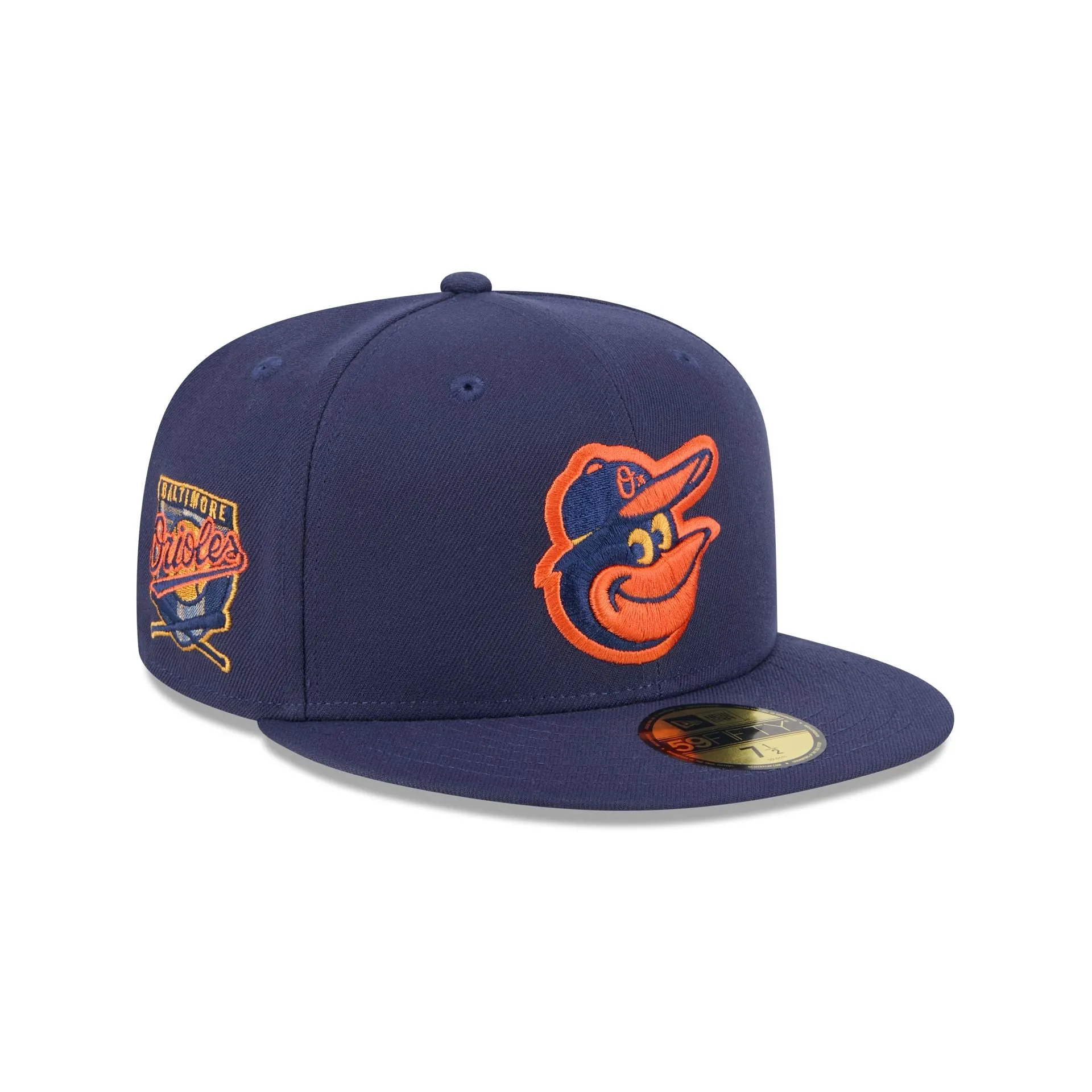 Baltimore Orioles Blue Tartan 59FIFTY Fitted Hat sold by New Era