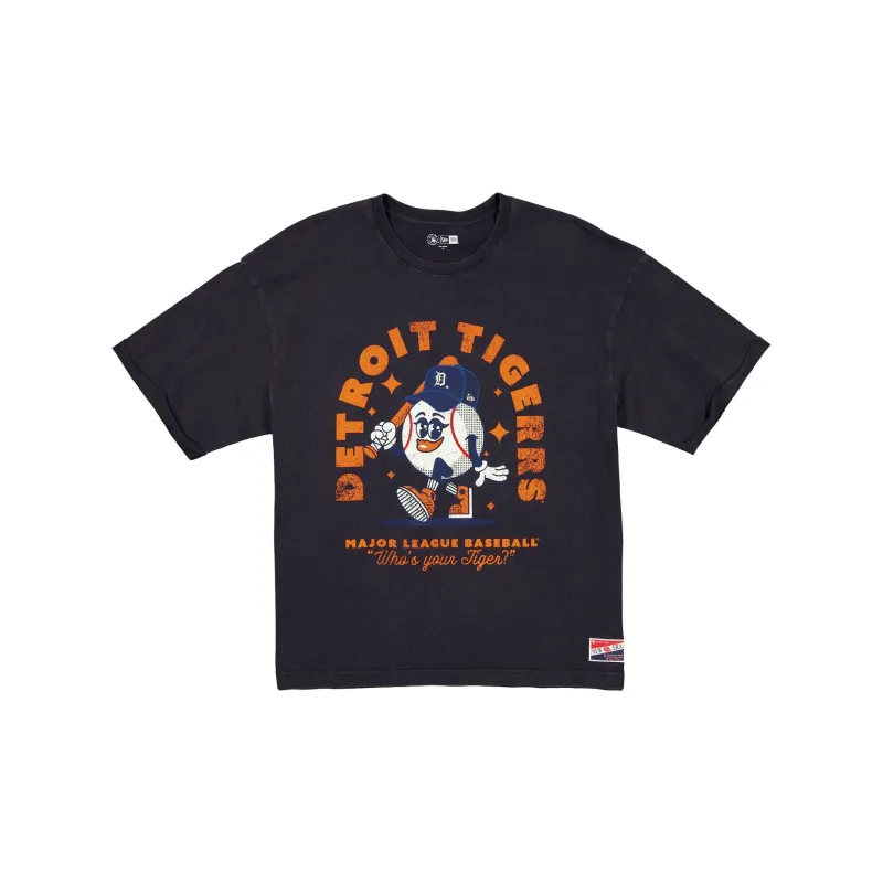 Detroit Tigers Throwback Character Women's T-Shirt sold by New Era