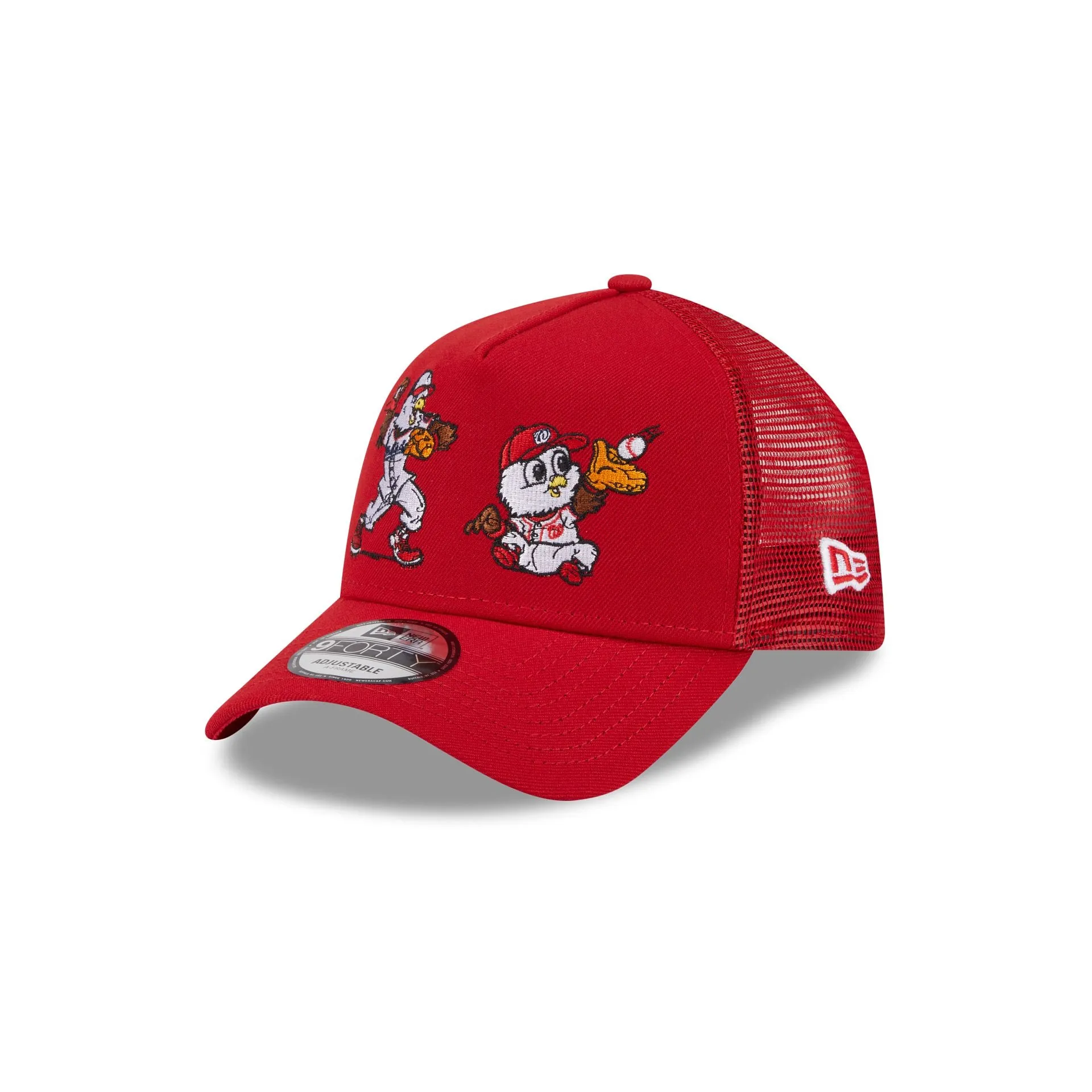 Washington Nationals Generation Mascots 9FORTY A-Frame Trucker Hat sold by New Era