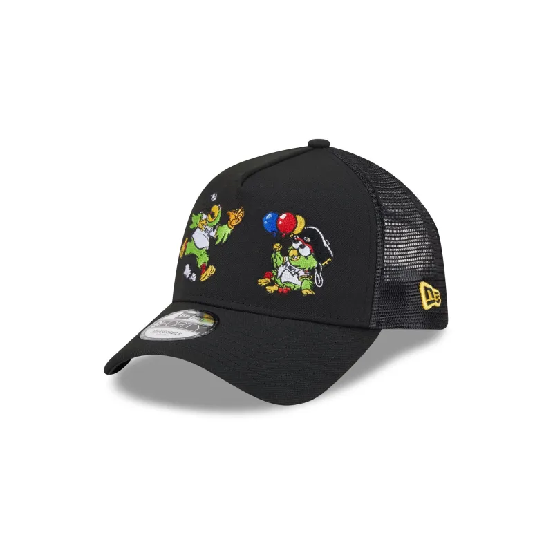Pittsburgh Pirates Generation Mascots 9FORTY A-Frame Trucker Hat sold by New Era