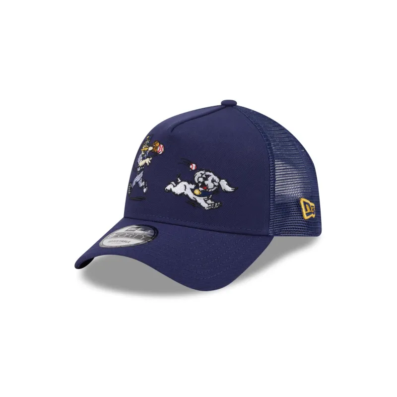 Milwaukee Brewers Generation Mascots 9FORTY A-Frame Trucker Hat sold by New Era
