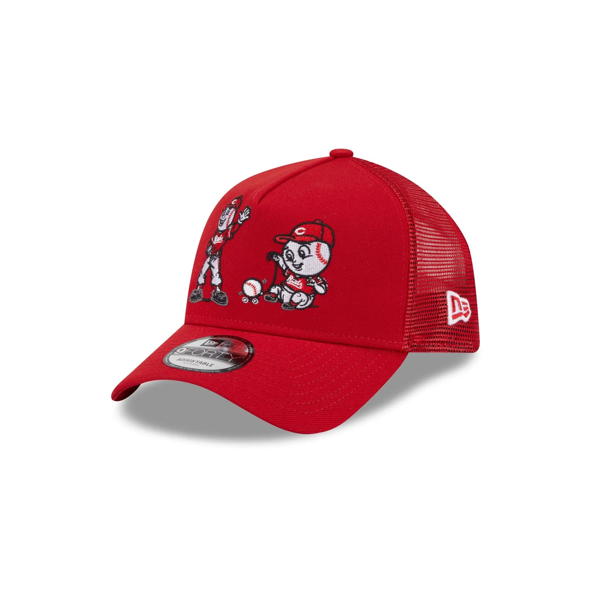 Cincinnati Reds Generation Mascots 9FORTY A-Frame Trucker Hat sold by New Era