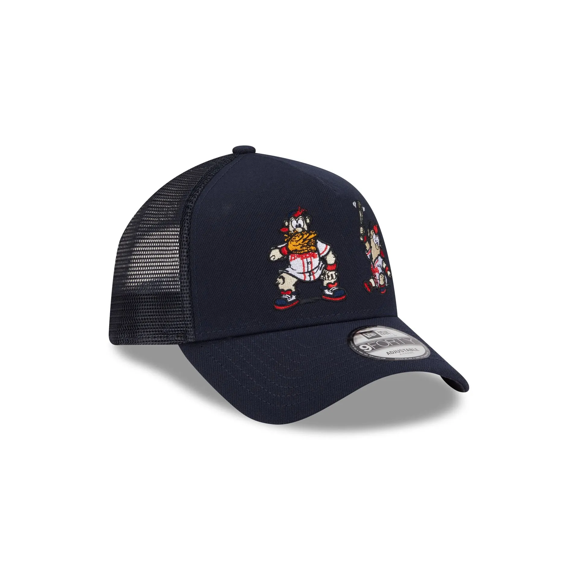 Atlanta Braves Generation Mascots 9FORTY A-Frame Trucker Hat sold by New Era product image thumbnail 3