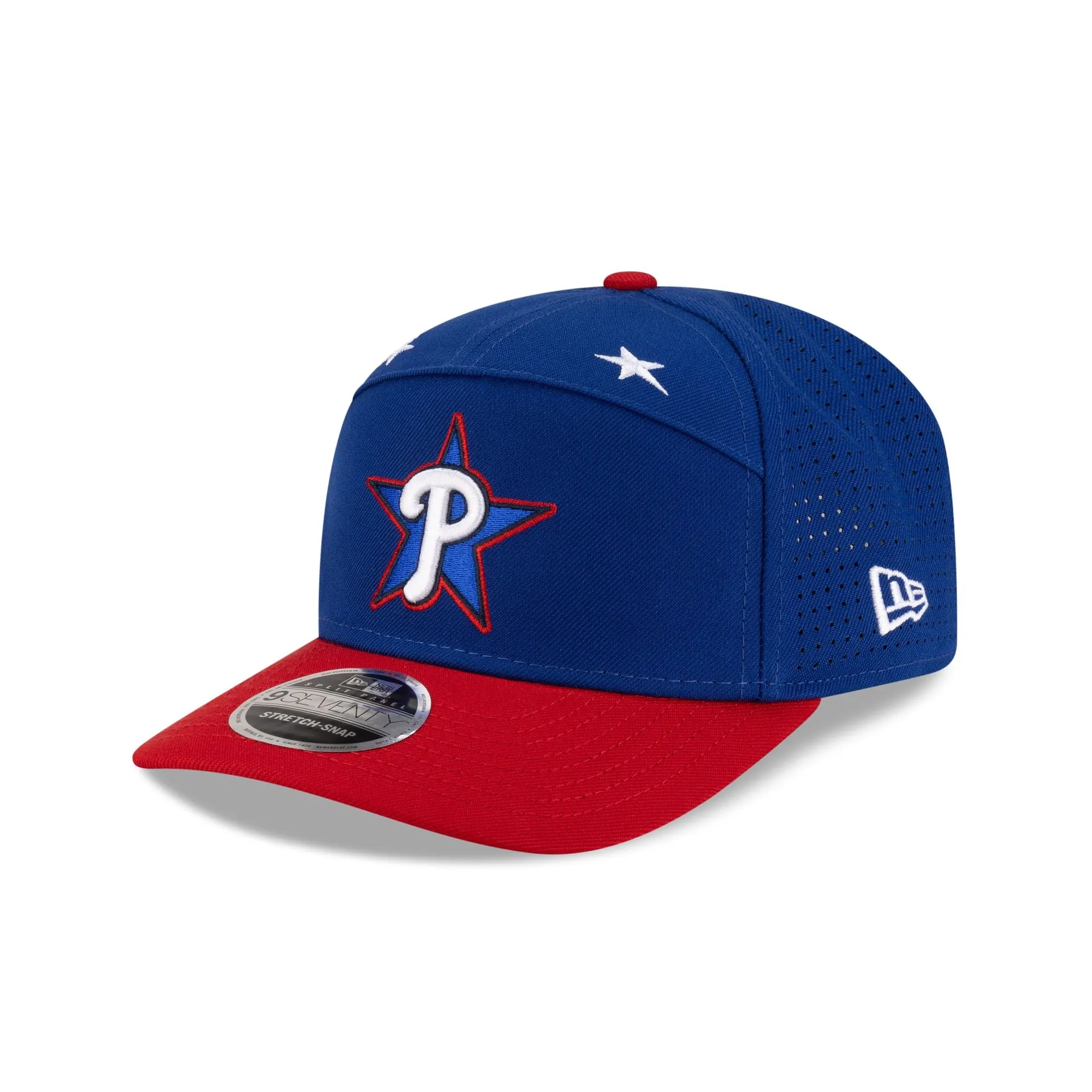 Philadelphia Phillies 2025 All-Star Game Workout Split Panel 9SEVENTY Stretch-Snap Hat sold by New Era product image thumbnail 3