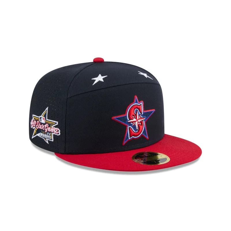 Seattle Mariners 2025 All-Star Game Workout Split Panel 59FIFTY Fitted Hat sold by New Era