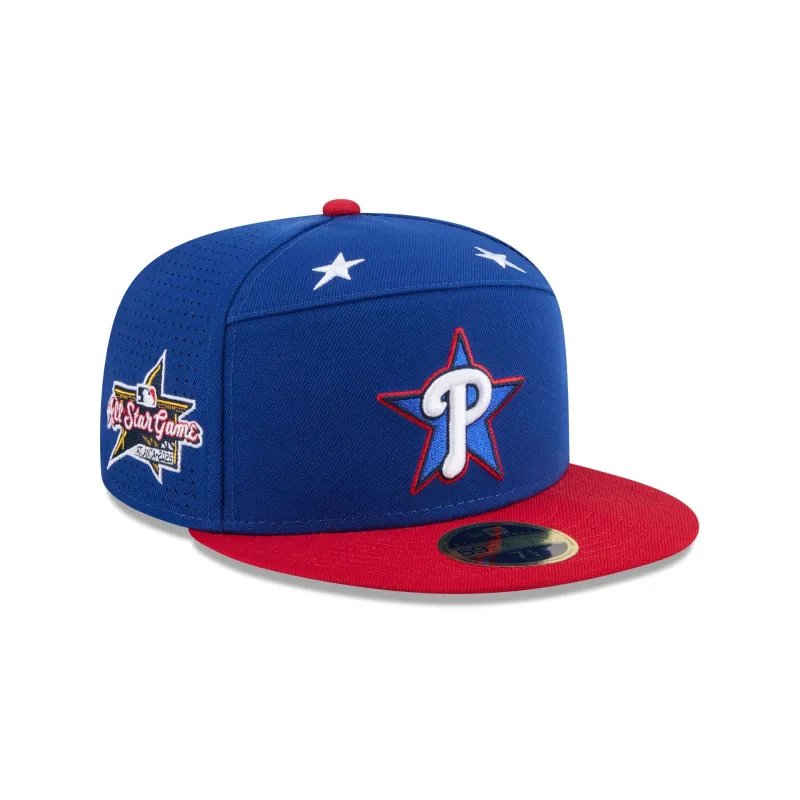 Philadelphia Phillies 2025 All-Star Game Workout Split Panel 59FIFTY Fitted Hat sold by New Era