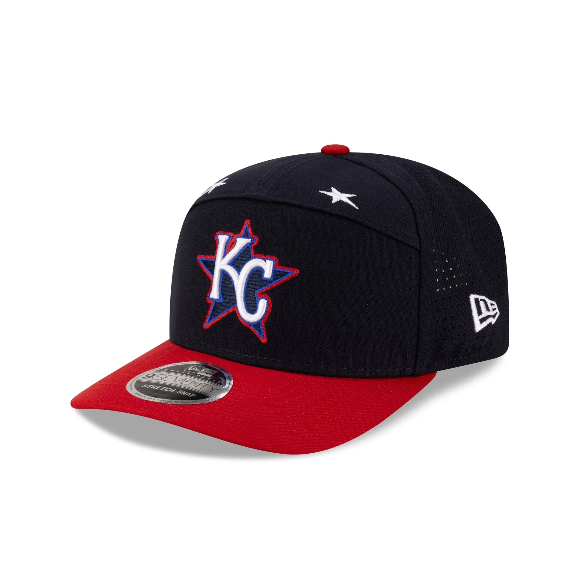 Kansas City Royals 2025 All-Star Game Workout Split Panel 9SEVENTY Stretch-Snap Hat sold by New Era product image thumbnail 3