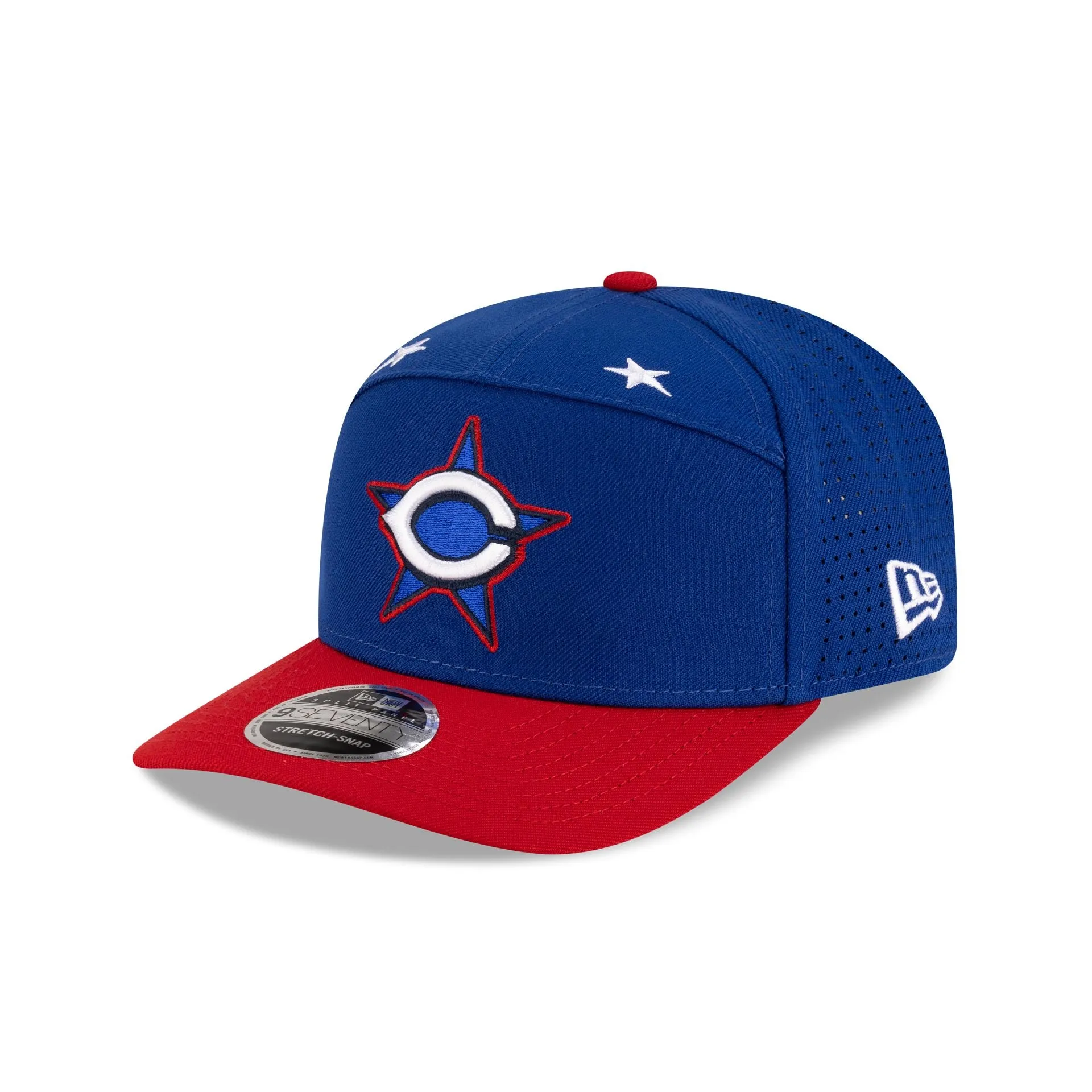 Cincinnati Reds 2025 All-Star Game Workout Split Panel 9SEVENTY Stretch-Snap Hat sold by New Era product image thumbnail 3