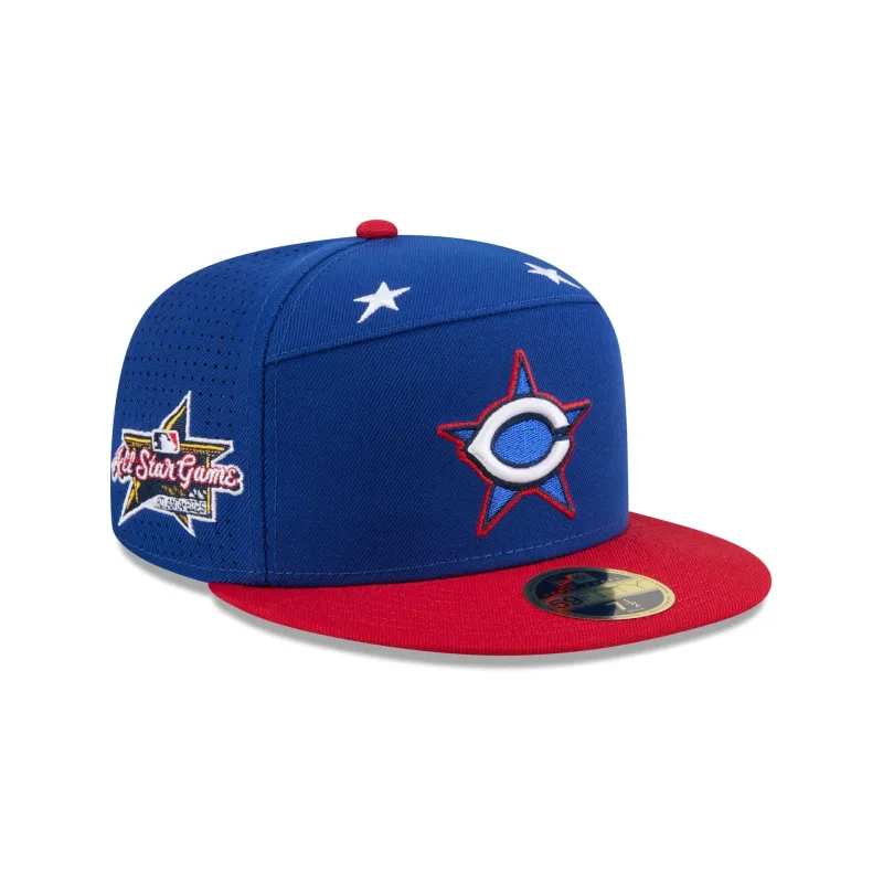Cincinnati Reds 2025 All-Star Game Workout Split Panel 59FIFTY Fitted Hat sold by New Era