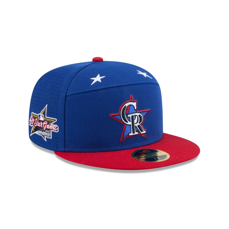 Colorado Rockies 2025 All-Star Game Workout Split Panel 59FIFTY Fitted Hat sold by New Era