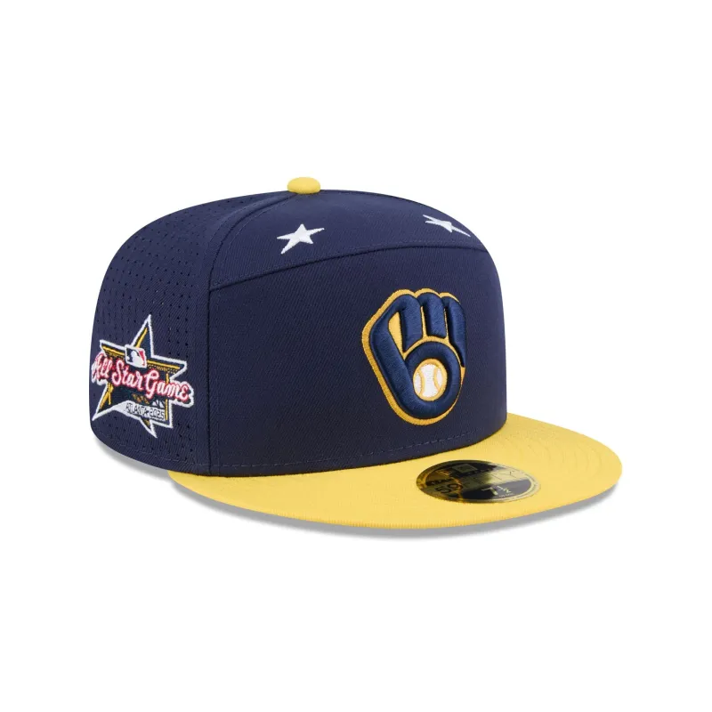 Milwaukee Brewers 2025 All-Star Game Split Panel 59FIFTY Fitted Hat sold by New Era