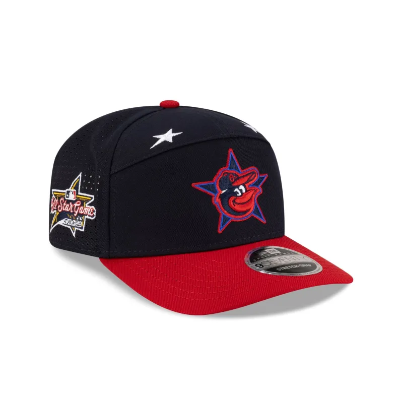 Baltimore Orioles 2025 All-Star Game Workout Split Panel 9SEVENTY Stretch-Snap Hat sold by New Era