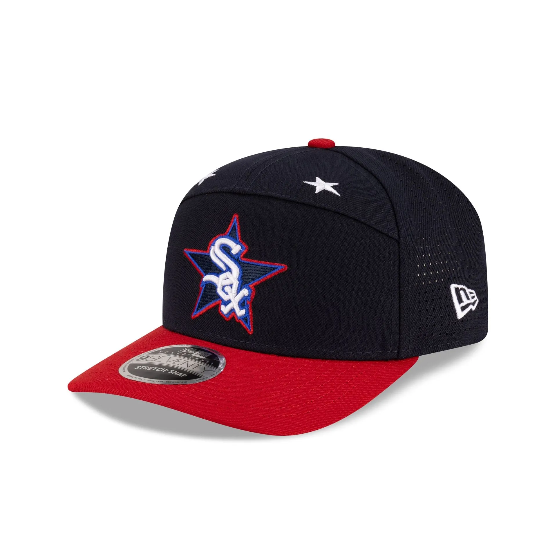 Chicago White Sox 2025 All-Star Game Workout Split Panel 9SEVENTY Stretch-Snap Hat sold by New Era product image thumbnail 3