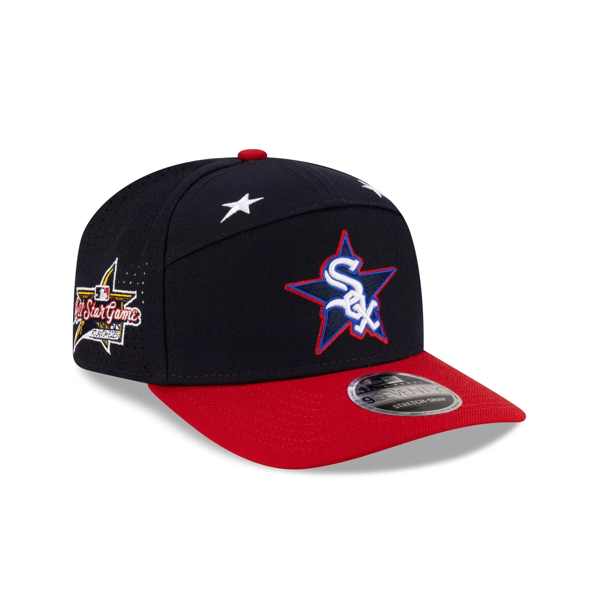 Chicago White Sox 2025 All-Star Game Workout Split Panel 9SEVENTY Stretch-Snap Hat sold by New Era