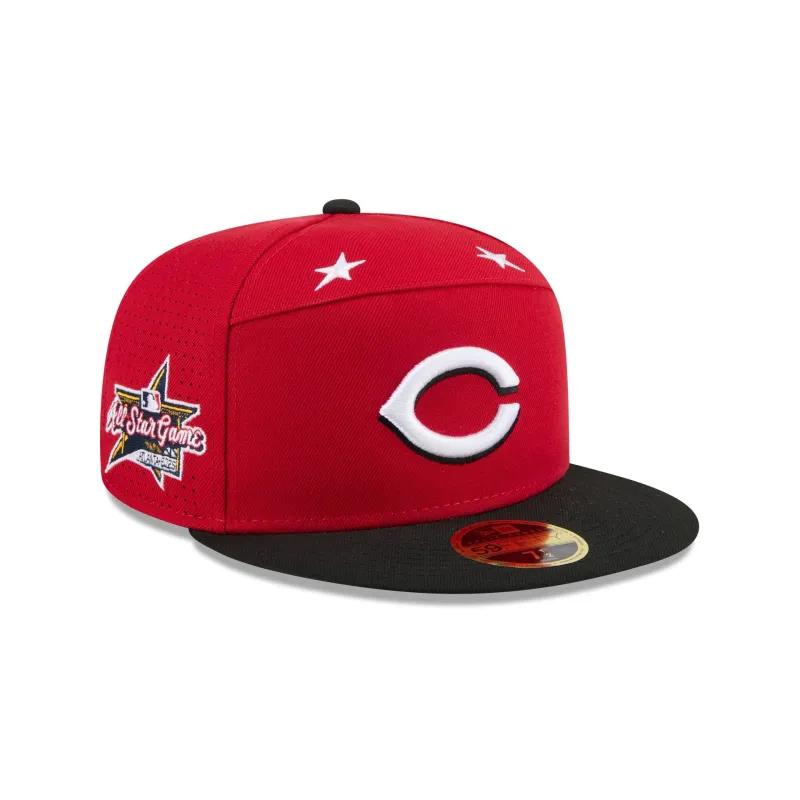Cincinnati Reds 2025 All-Star Game Split Panel 59FIFTY Fitted Hat sold by New Era