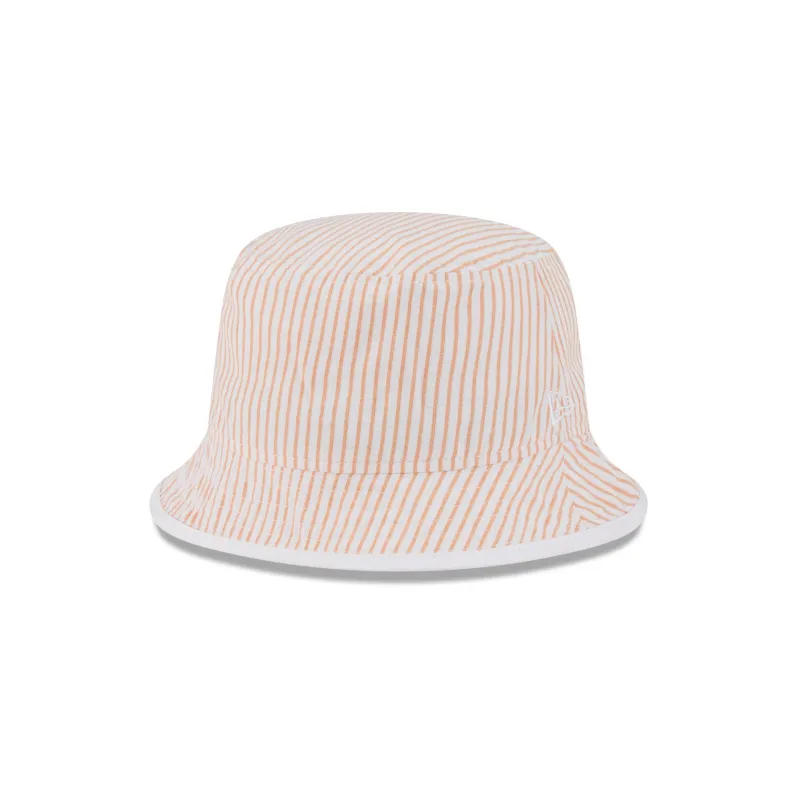 New Era Cap Orange Pinstripe Bucket Hat sold by New Era