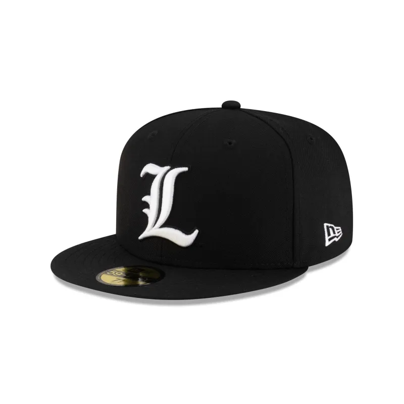 Just Caps Gothic Script Louisville Cardinals 59FIFTY Fitted Hat sold by New Era