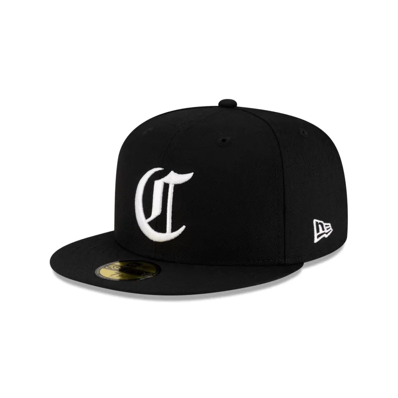 Just Caps Gothic Script Cincinnati Reds 59FIFTY Fitted Hat sold by New Era