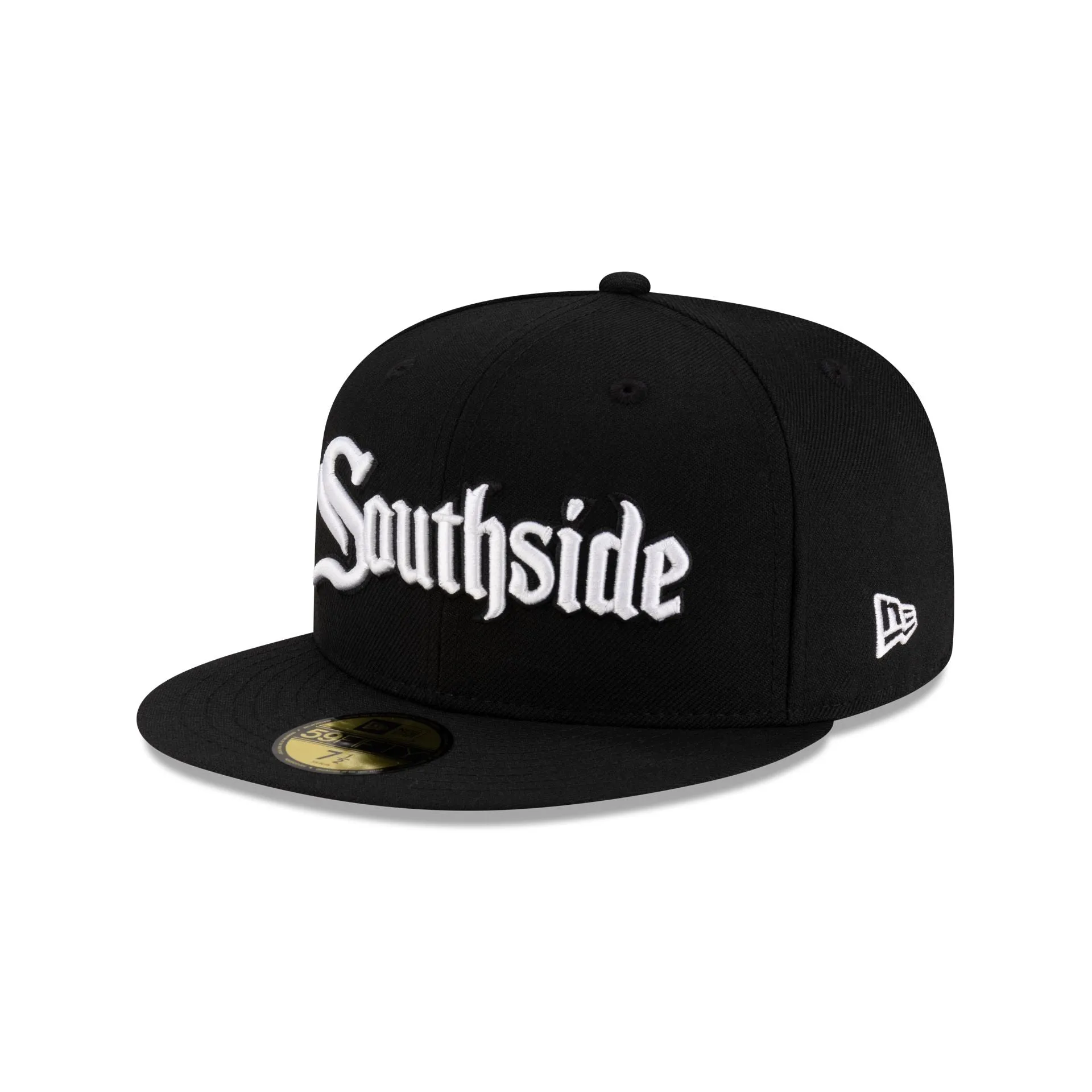Just Caps Gothic Script Chicago White Sox 59FIFTY Fitted Hat sold by New Era