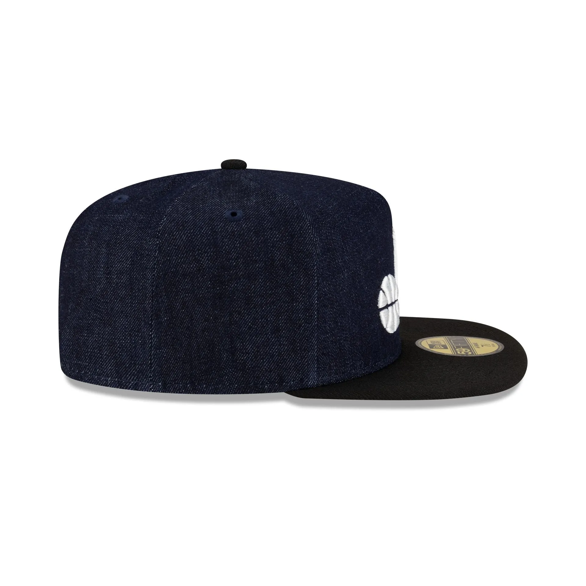 Utah Jazz Navy Denim 59FIFTY A-Frame Fitted Hat sold by New Era product image thumbnail 5