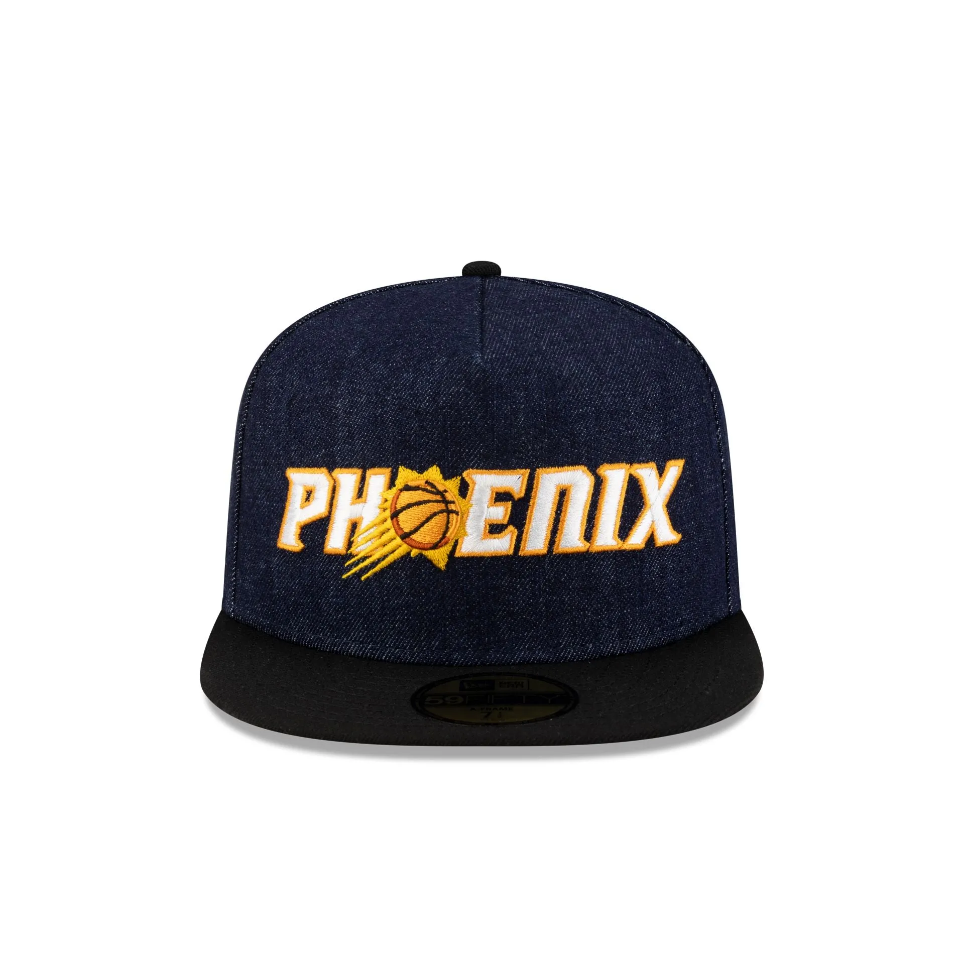 Phoenix Suns Navy Denim 59FIFTY A-Frame Fitted Hat sold by New Era product image thumbnail 2