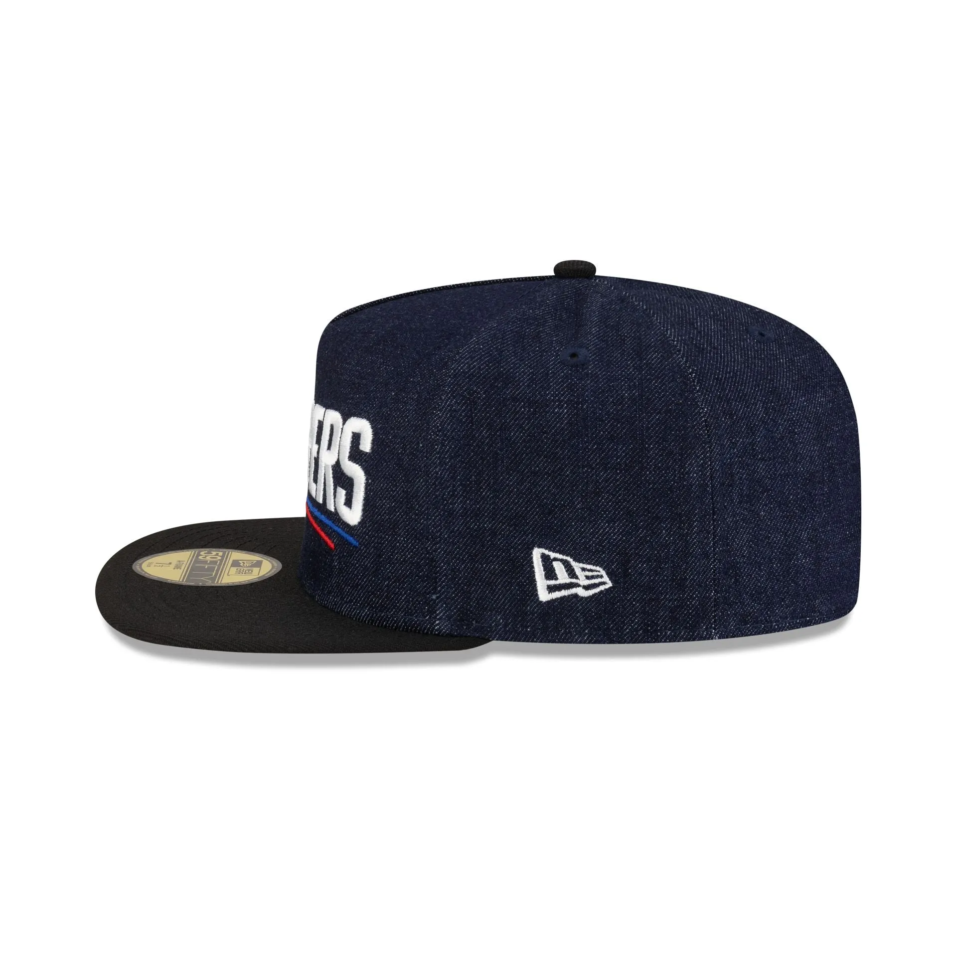 Los Angeles Clippers Navy Denim 59FIFTY A-Frame Fitted Hat sold by New Era product image thumbnail 4