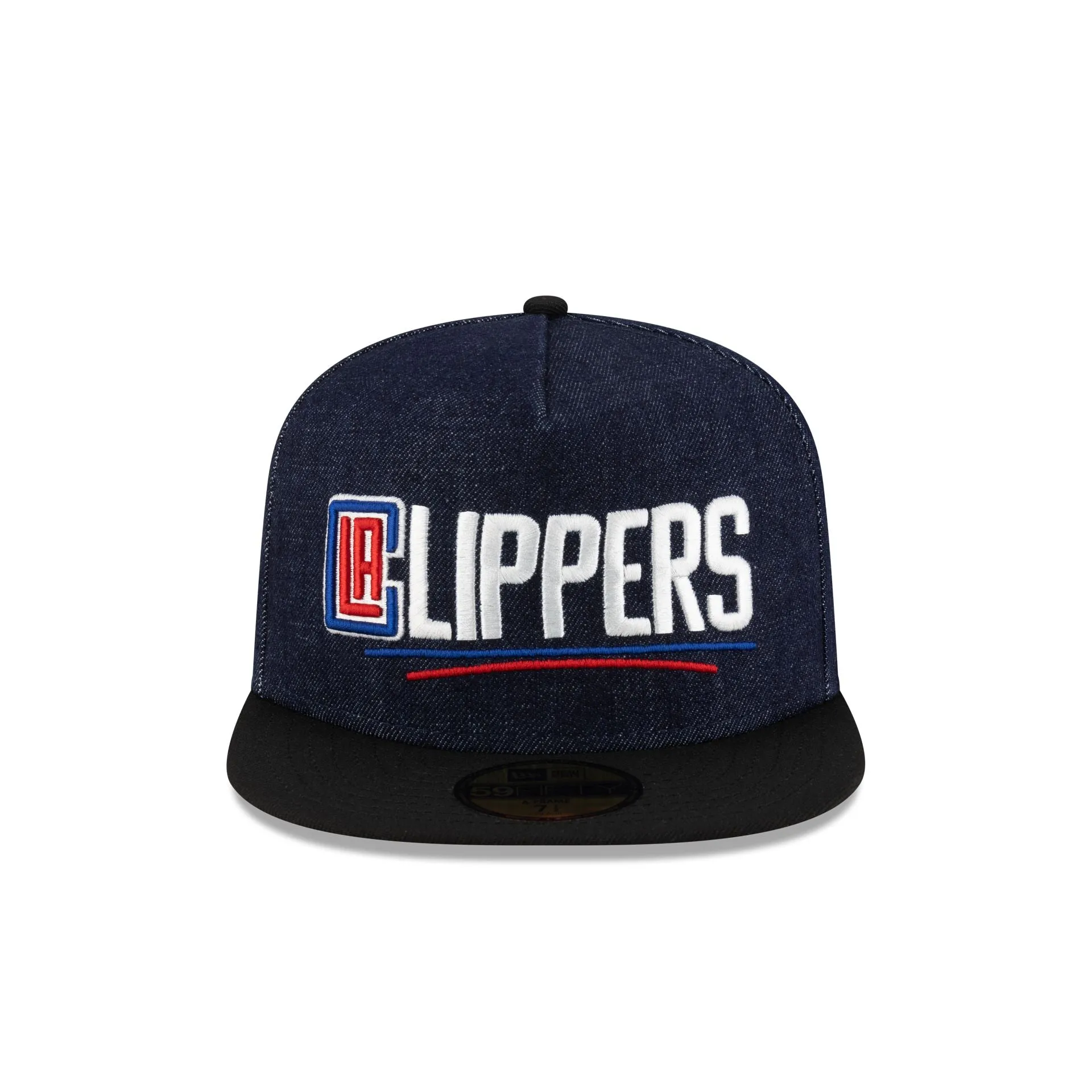 Los Angeles Clippers Navy Denim 59FIFTY A-Frame Fitted Hat sold by New Era product image thumbnail 2