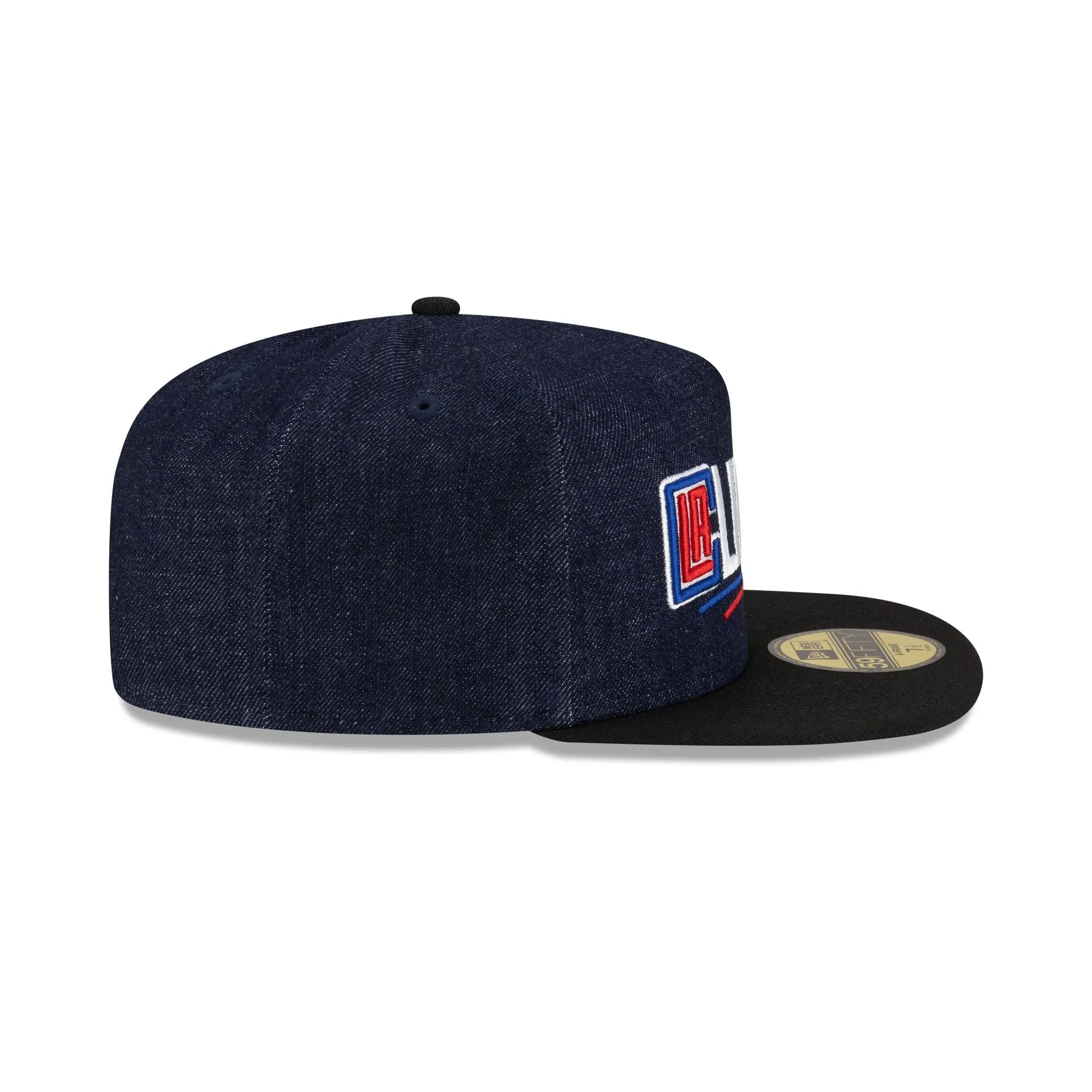 Los Angeles Clippers Navy Denim 59FIFTY A-Frame Fitted Hat sold by New Era product image thumbnail 5