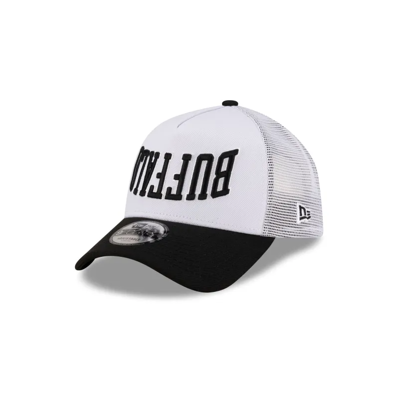 New Era Cap Buffalo 9FORTY A-Frame Trucker Hat sold by New Era