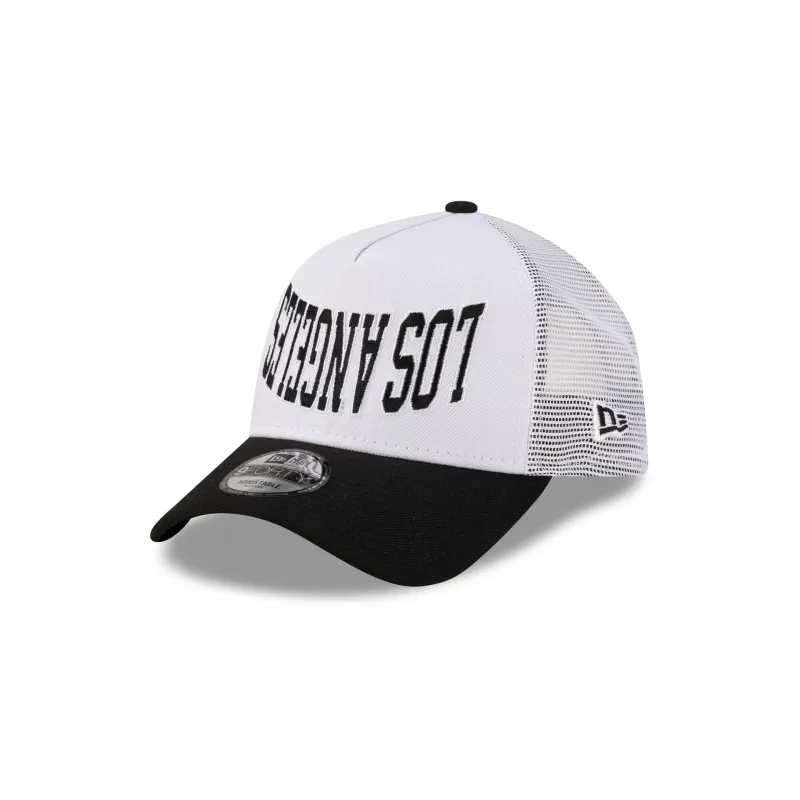 New Era Cap Los Angeles 9FORTY A-Frame Trucker Hat sold by New Era