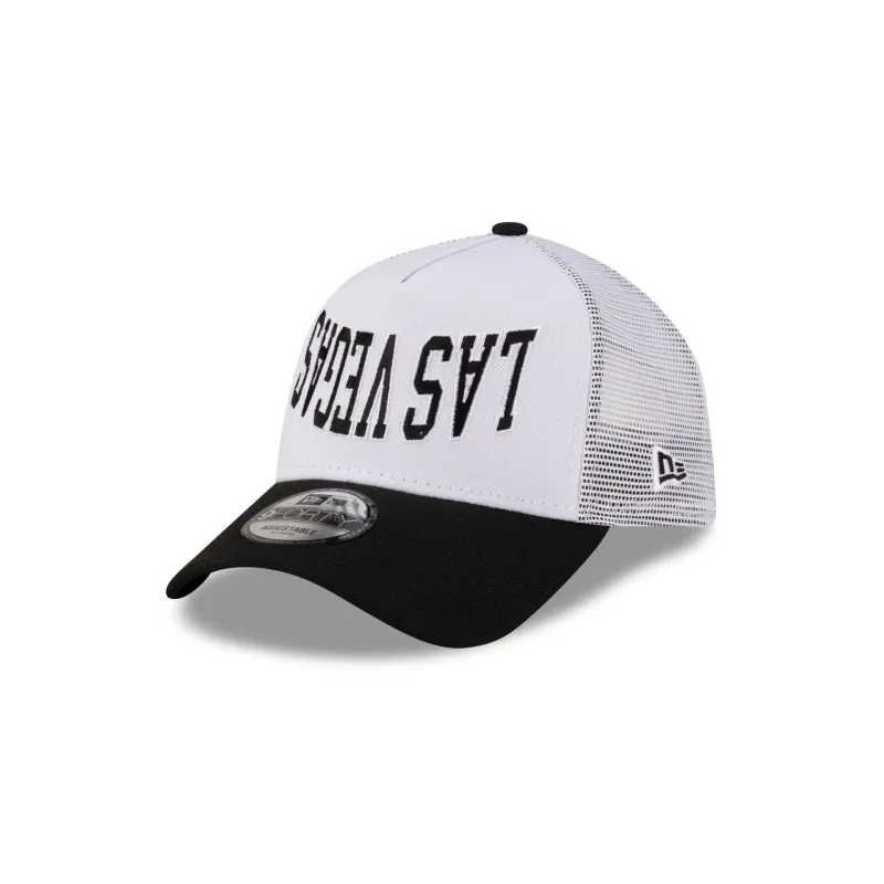 New Era Cap Las Vegas 9FORTY A-Frame Trucker Hat made by New Era