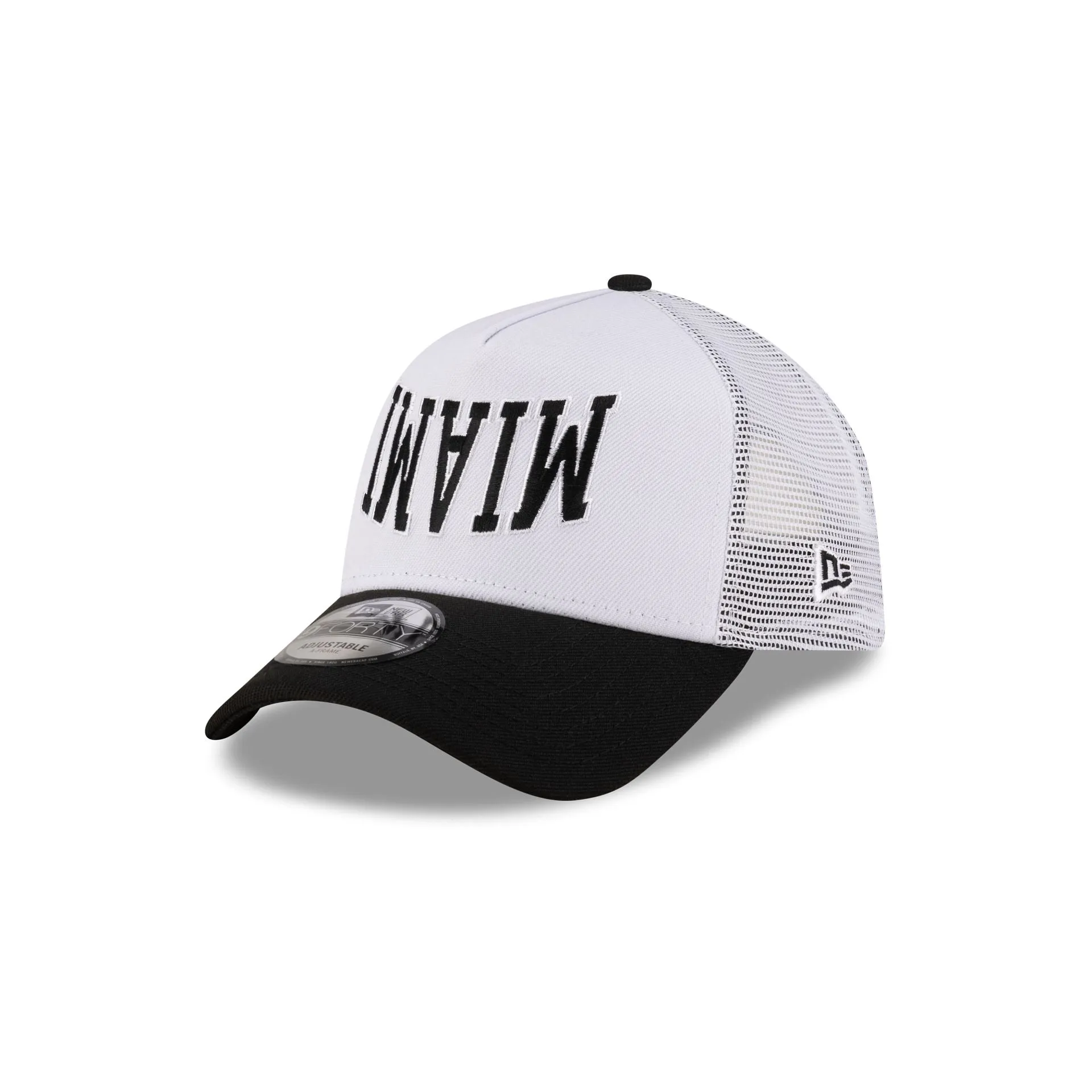 New Era Cap Miami 9FORTY A-Frame Trucker Hat sold by New Era