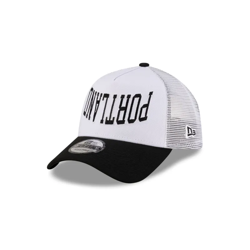 New Era Cap Portland 9FORTY A-Frame Trucker Hat sold by New Era