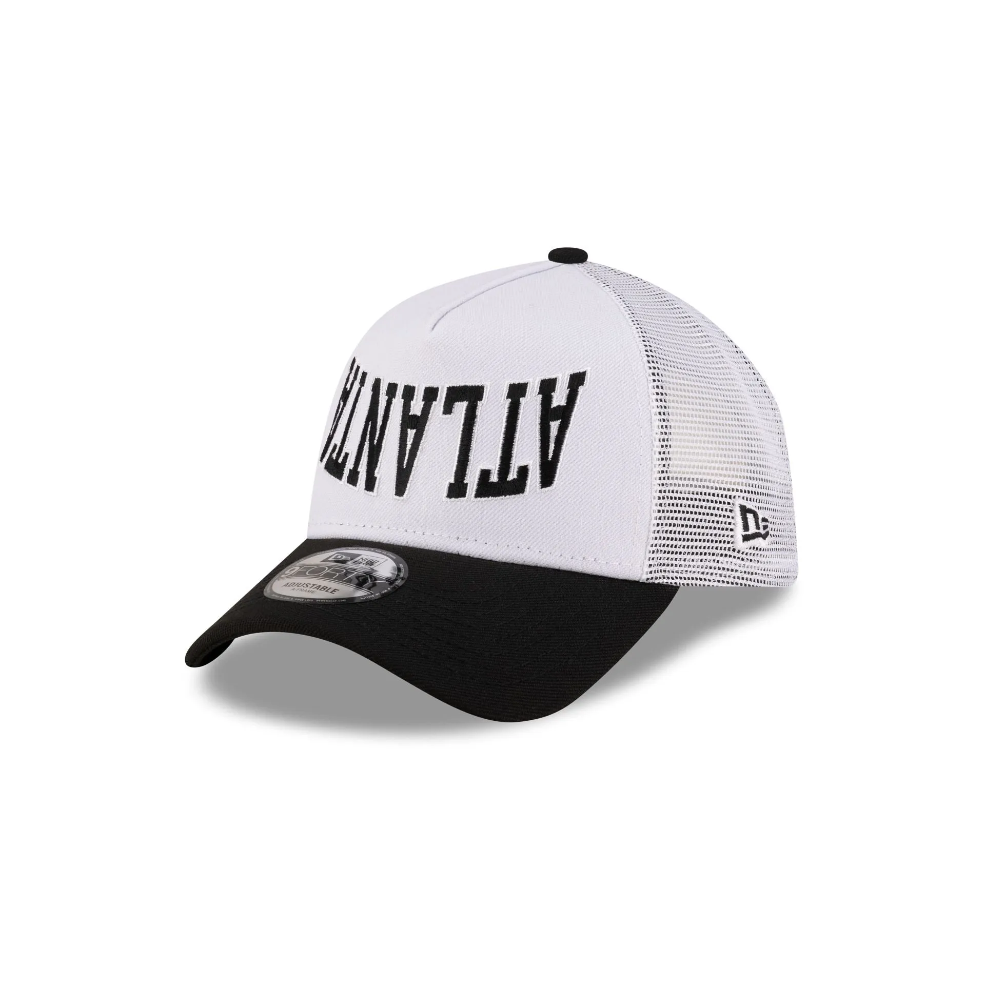 New Era Cap Atlanta 9FORTY A-Frame Trucker Hat sold by New Era