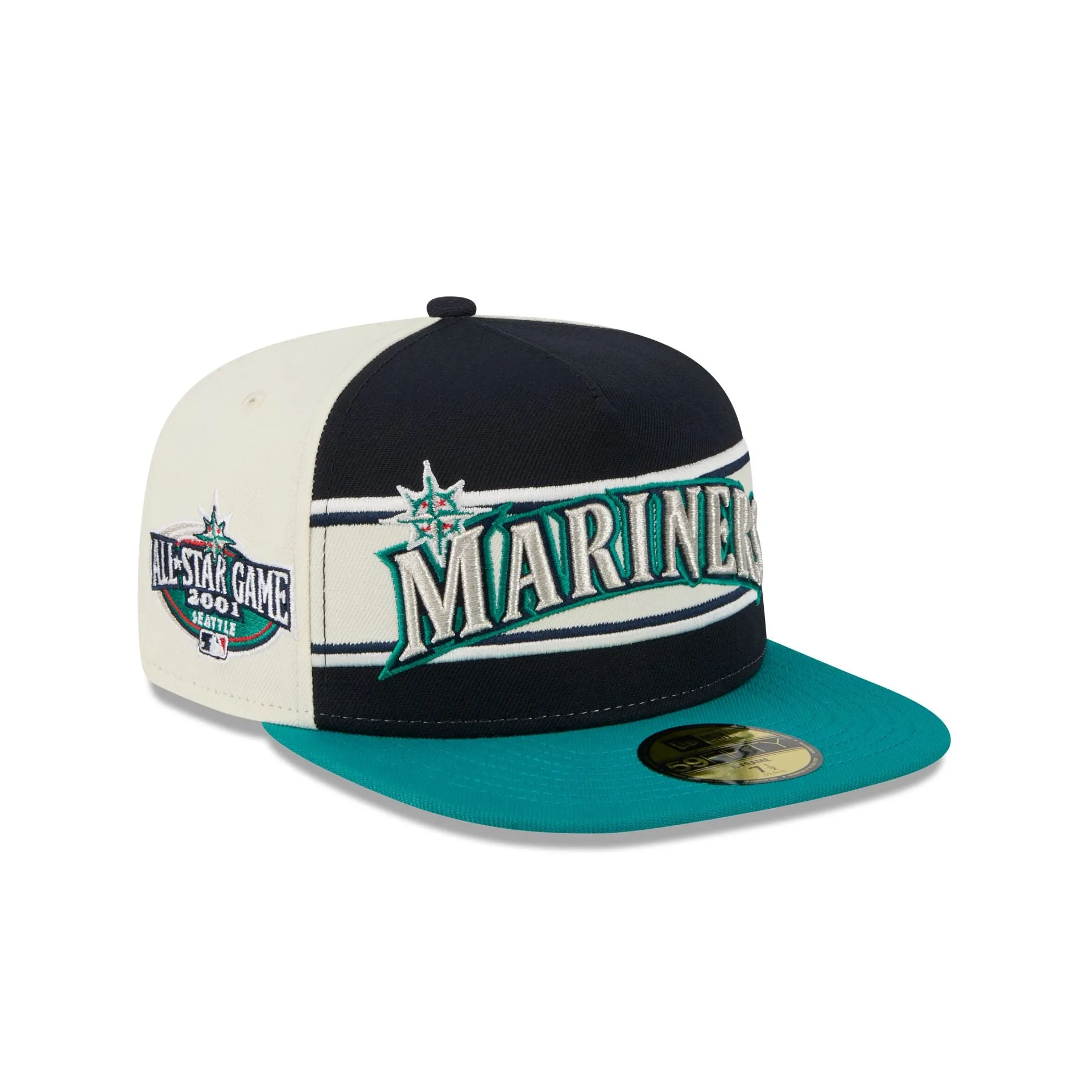 Seattle Mariners Summer Derby 59FIFTY A-Frame Fitted Hat sold by New Era