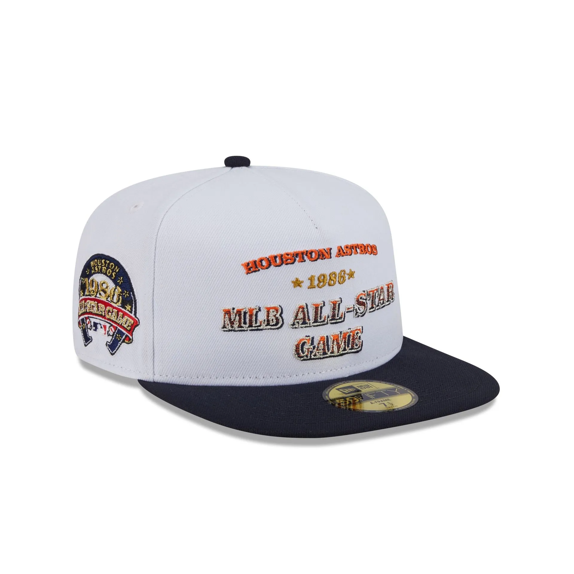 Houston Astros Summer Derby White 59FIFTY A-Frame Fitted Hat sold by New Era