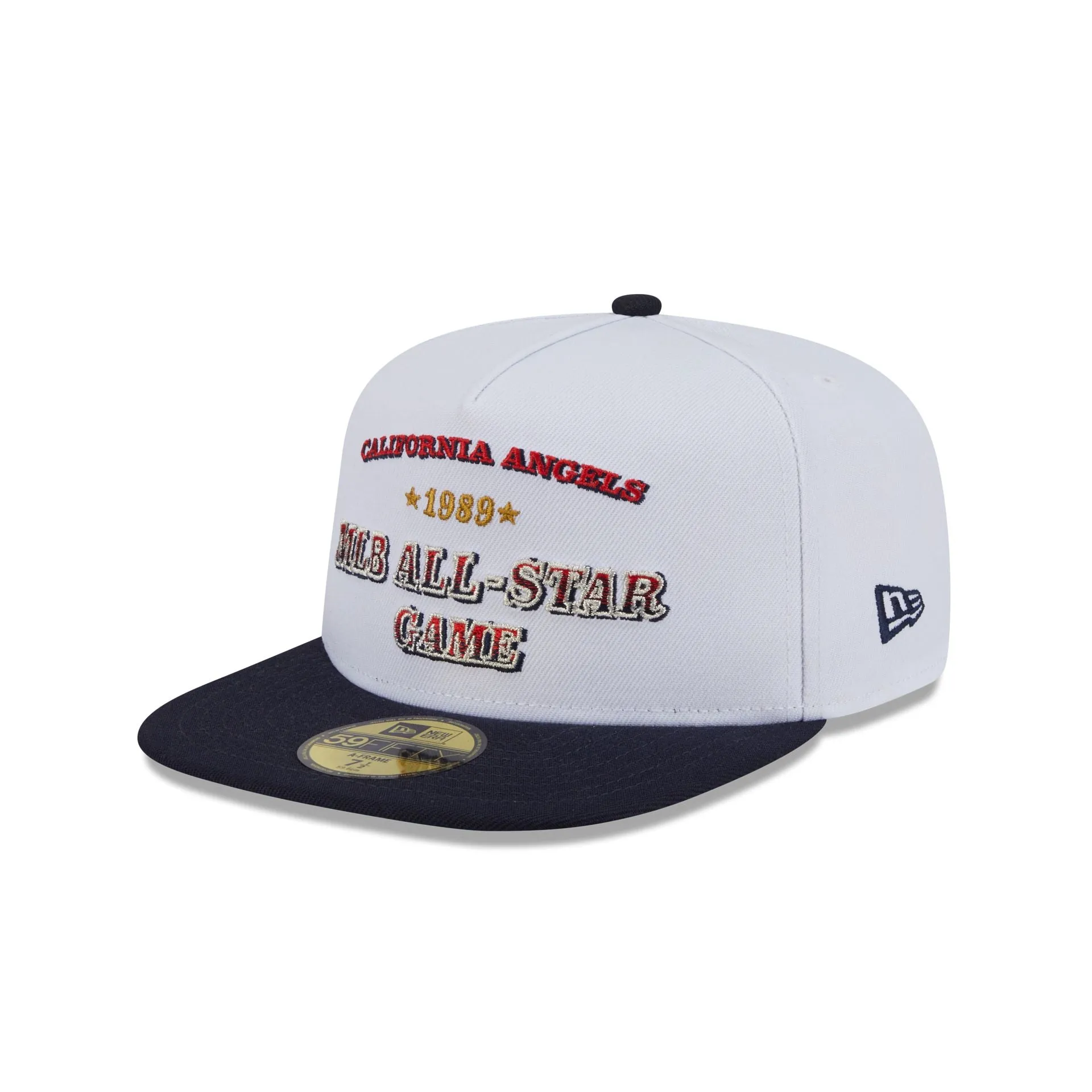 Los Angeles Angels Summer Derby White 59FIFTY A-Frame Fitted Hat sold by New Era product image thumbnail 3