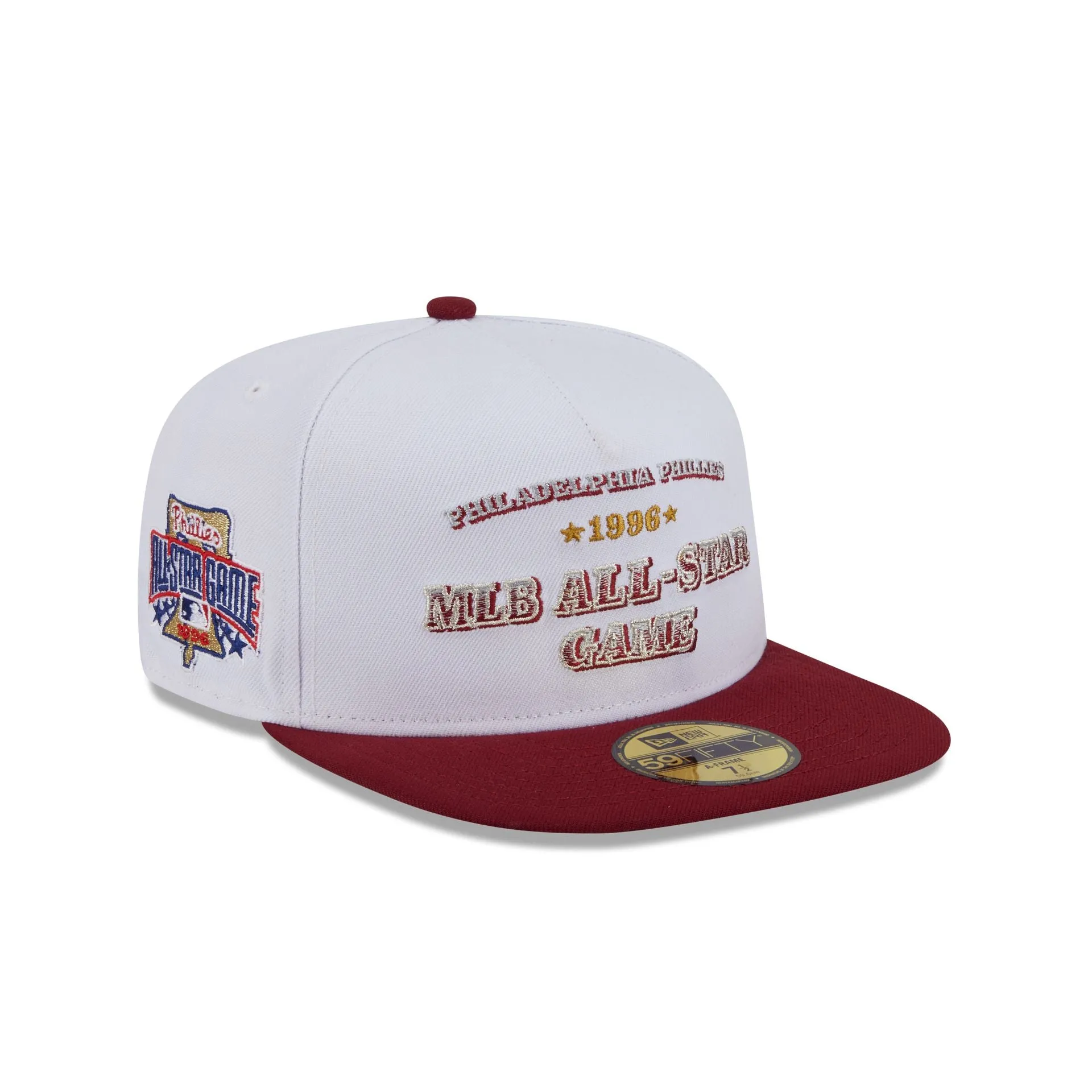 Philadelphia Phillies Summer Derby White 59FIFTY A-Frame Fitted Hat sold by New Era
