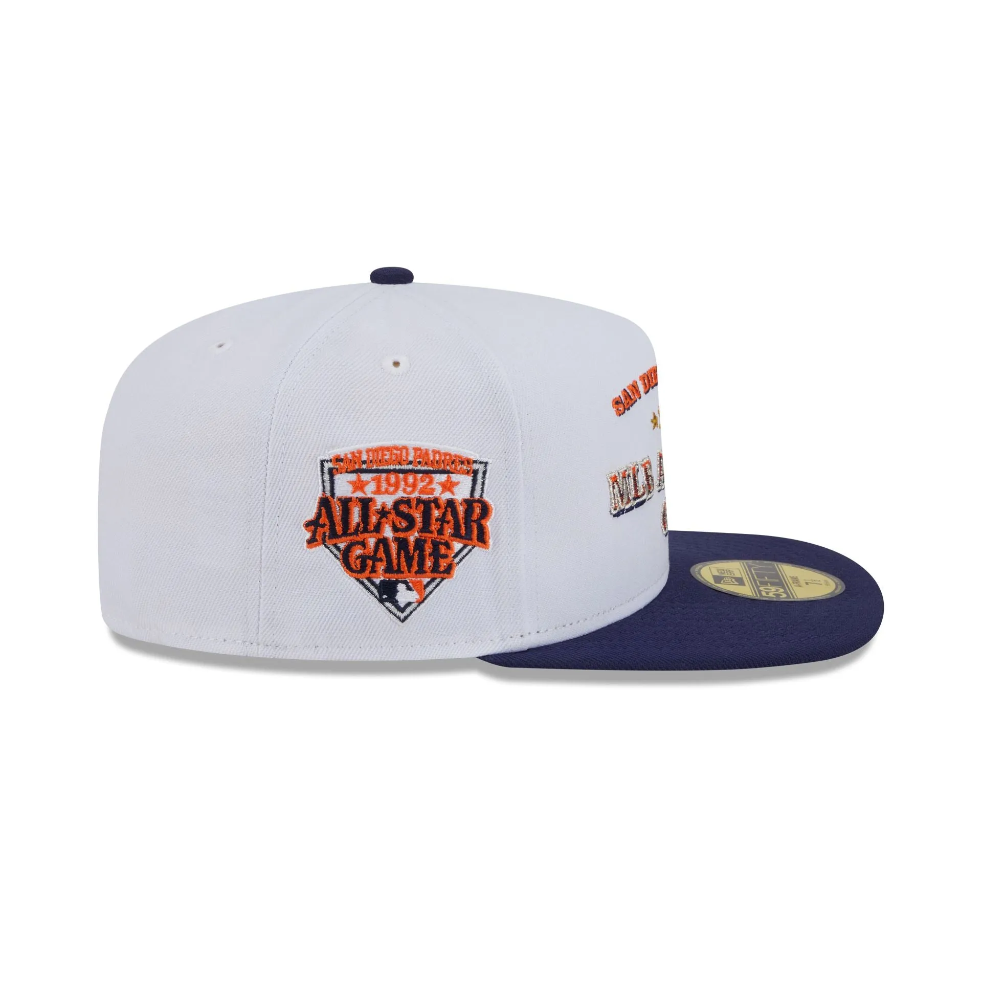 San Diego Padres Summer Derby White 59FIFTY A-Frame Fitted Hat sold by New Era product image thumbnail 4