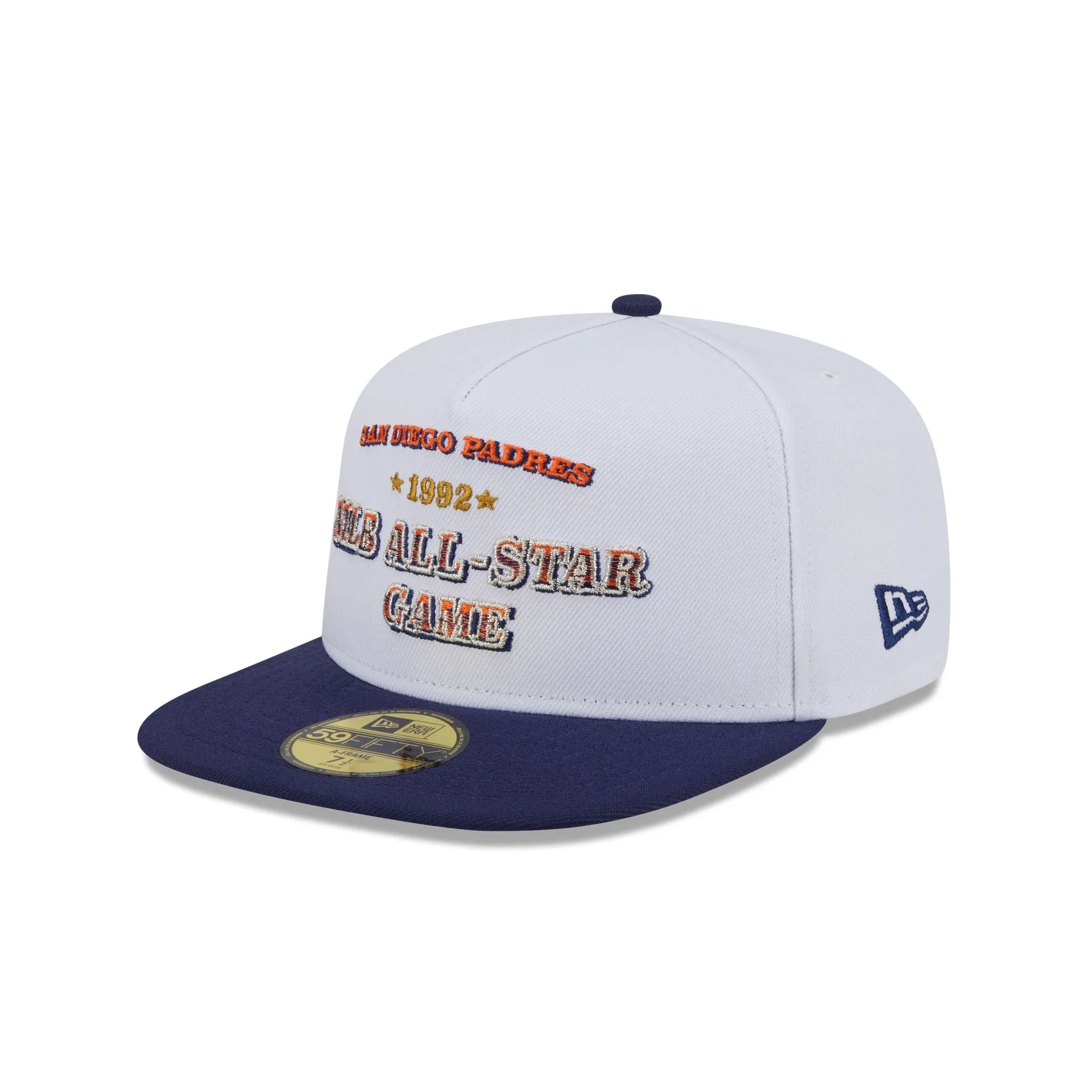 San Diego Padres Summer Derby White 59FIFTY A-Frame Fitted Hat sold by New Era product image thumbnail 3