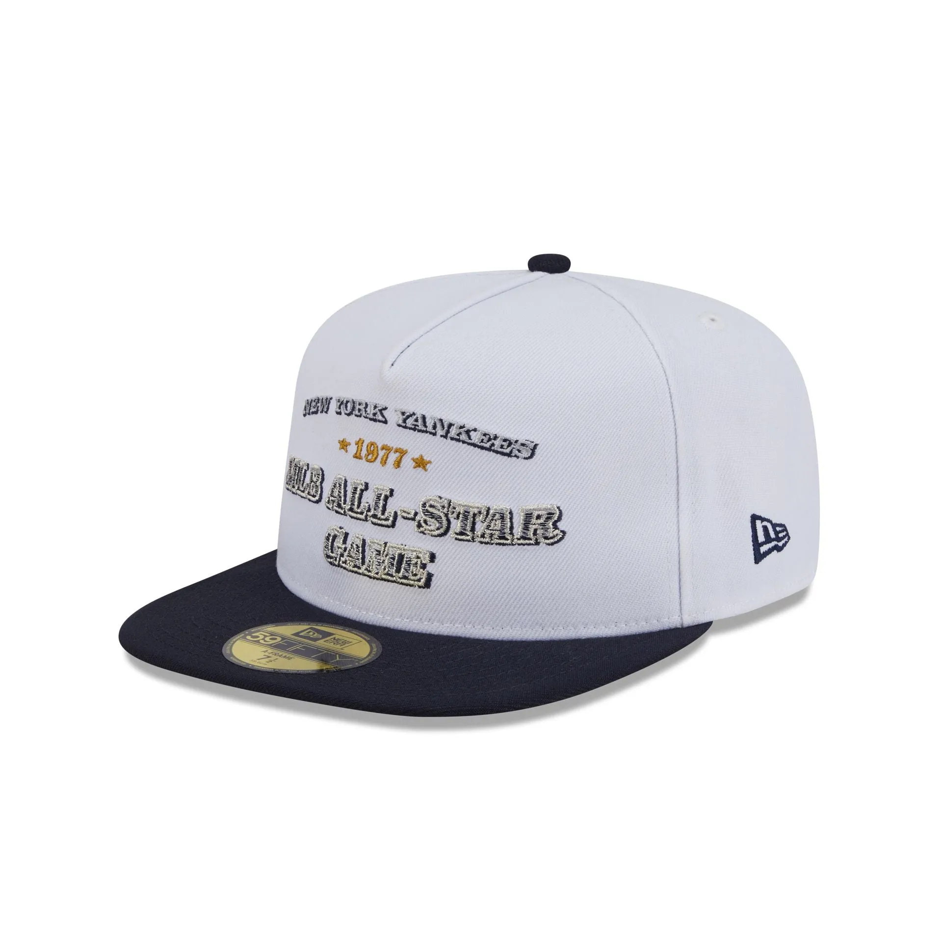 New York Yankees Summer Derby White 59FIFTY A-Frame Fitted Hat sold by New Era product image thumbnail 3