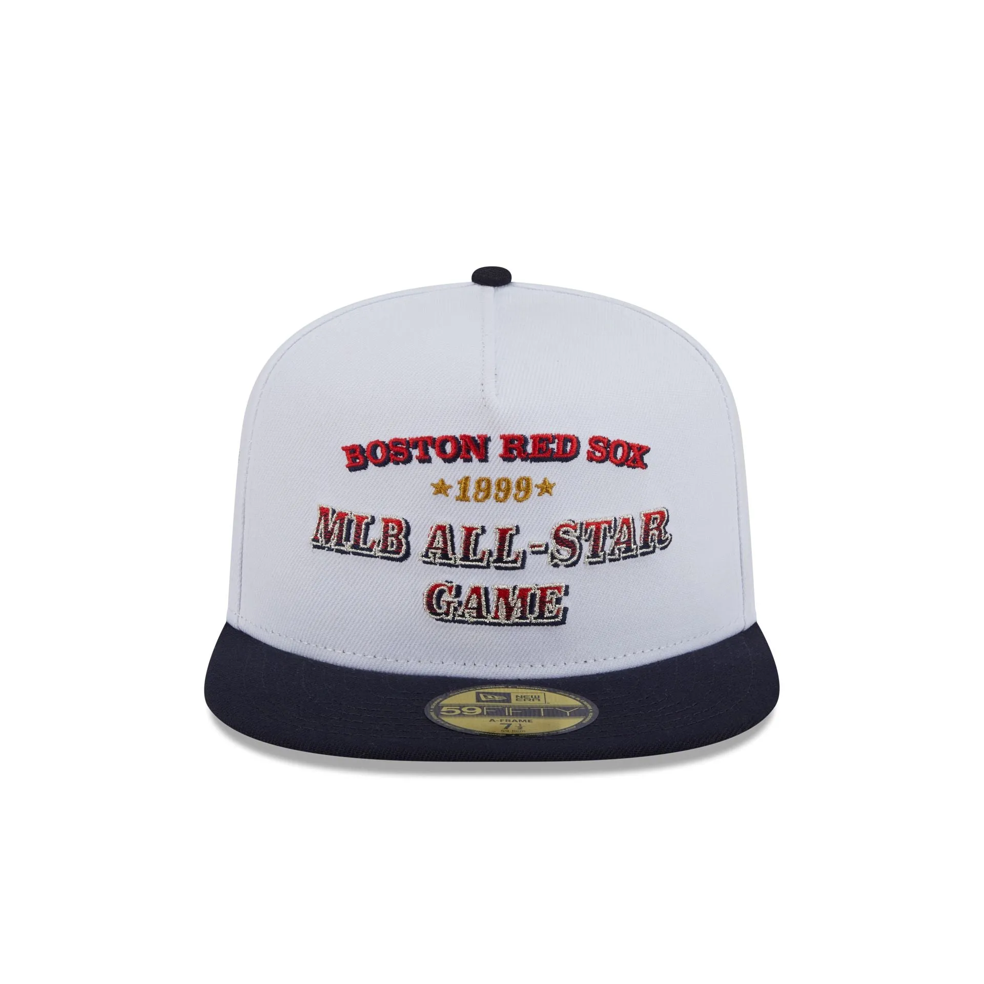 Boston Red Sox Summer Derby White 59FIFTY A-Frame Fitted Hat sold by New Era product image thumbnail 2