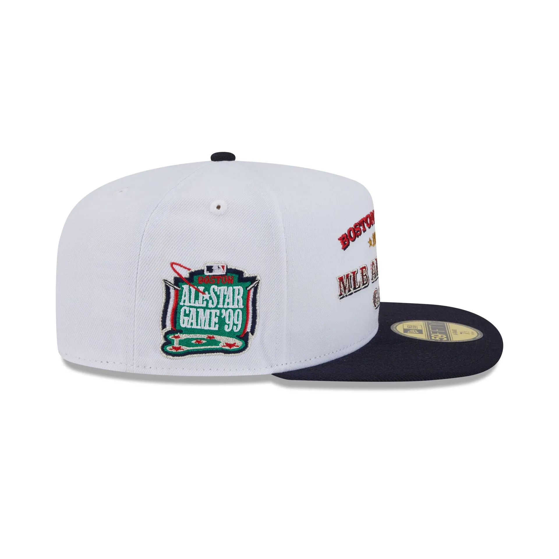 Boston Red Sox Summer Derby White 59FIFTY A-Frame Fitted Hat sold by New Era product image thumbnail 4